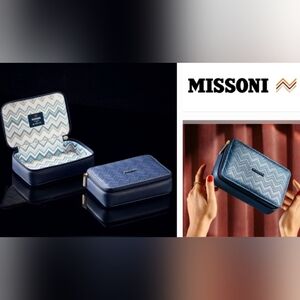 Missoni x Delta One Exclusive Blue Zigzag Accessory Case